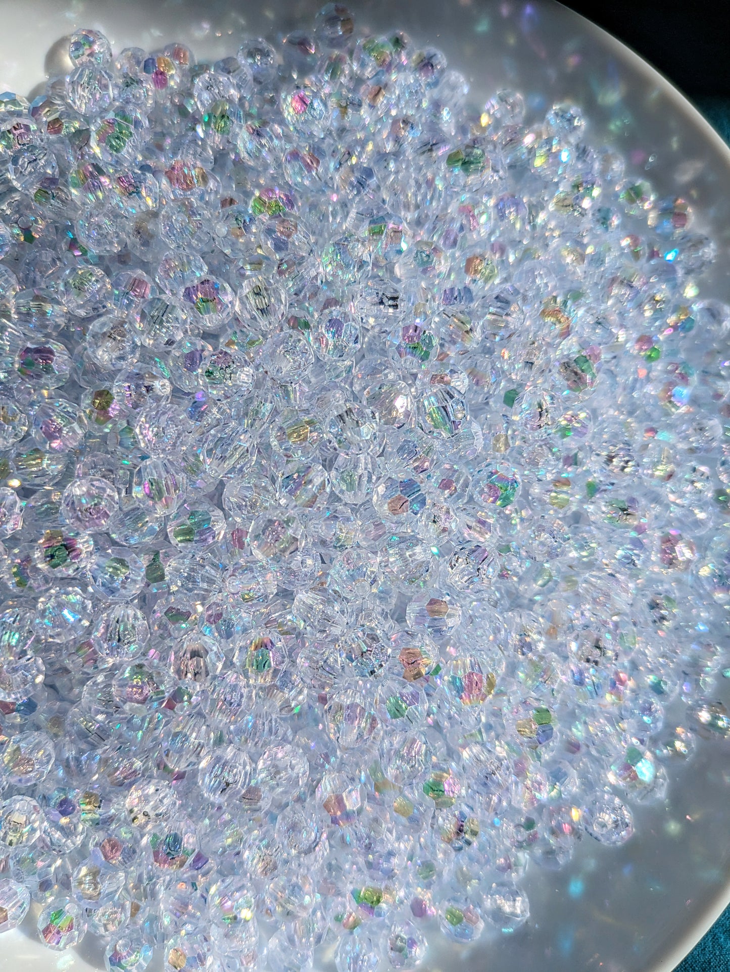 Diskoperle AB kleiner Diamant 8mm