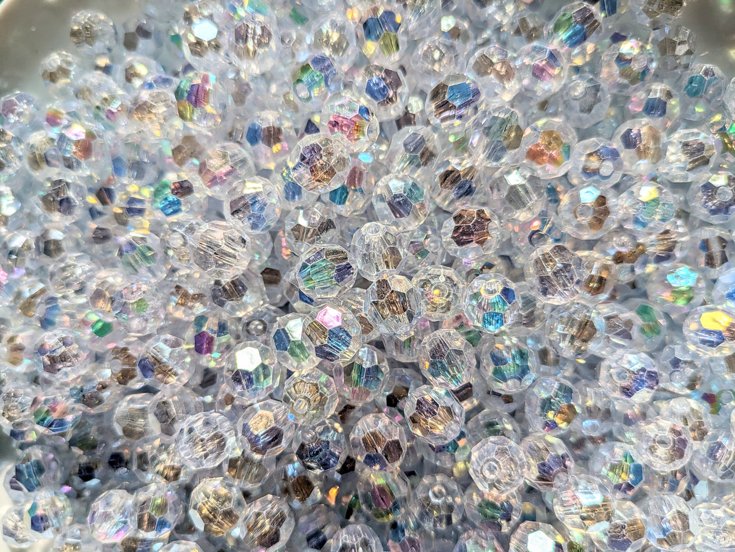 Diskoperle AB kleiner Diamant 10 mm klar