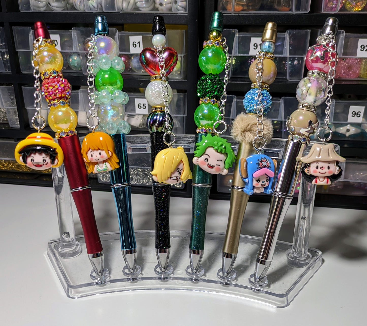 Fertig gestaltete Kugelschreiber im Piraten Comic Design 02