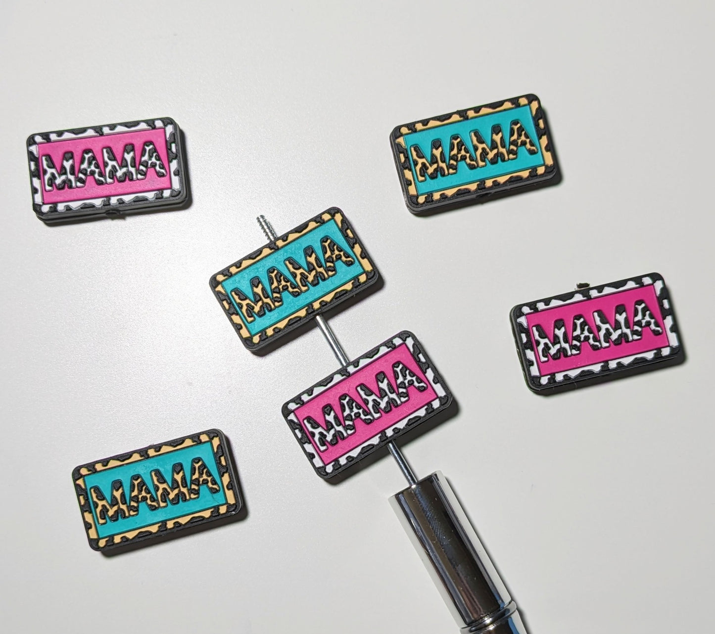 Focal Silikonperle "Mama" in verschiedenen Desighns (53/A)