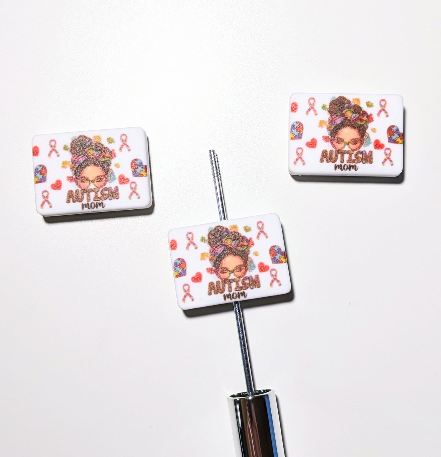 Focal Silikonperle "Autism Mom" (40)