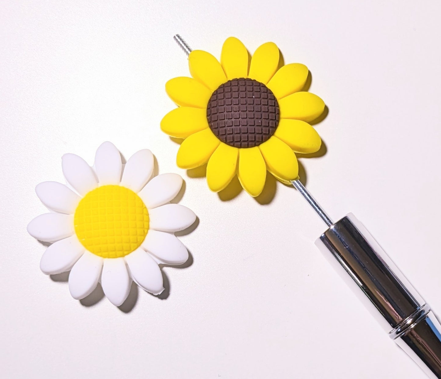 Focal Silikonperle Sonnenblume Magaritte (40)