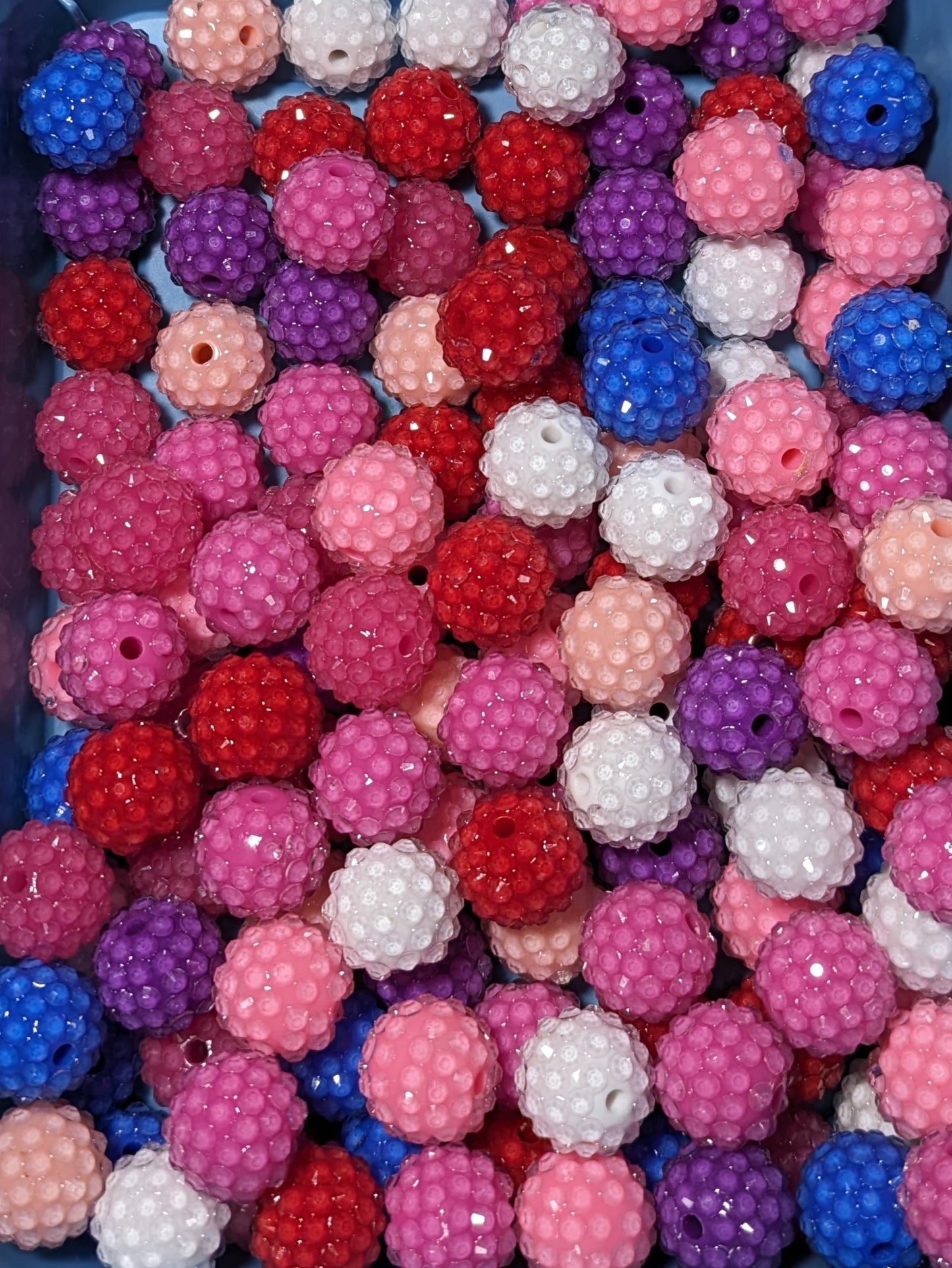 Geleeperlen 16 mm in verschiedenen Farben