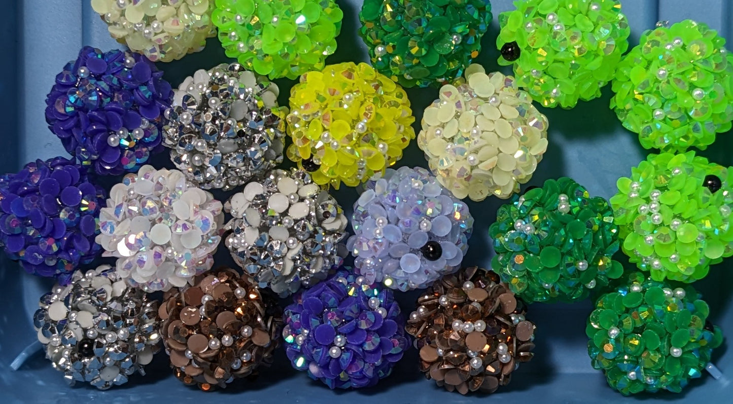 Diamant Konfetti Perlen in verschiedenen Farben 20 mm