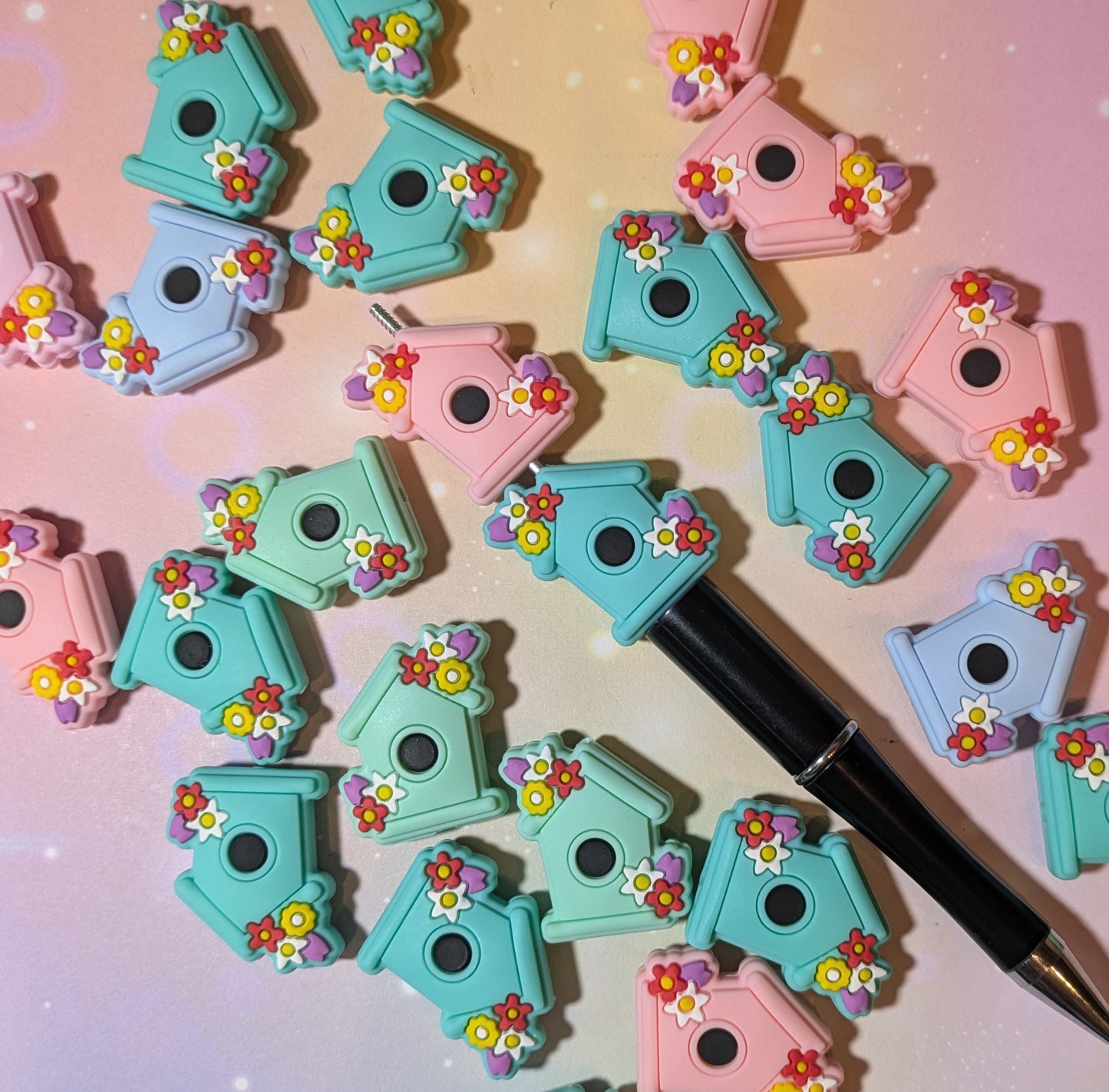 S74 Silikonperle / Focals Vogelhaus Vogelhäuschen