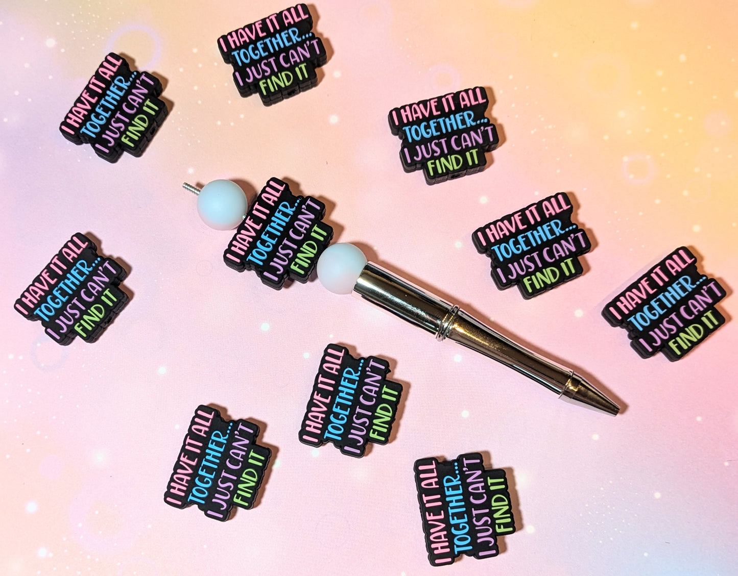 Focal Silikonperle " I Have... " (Ich habe alles beisammen, ich kann es nur nicht finden) (45)