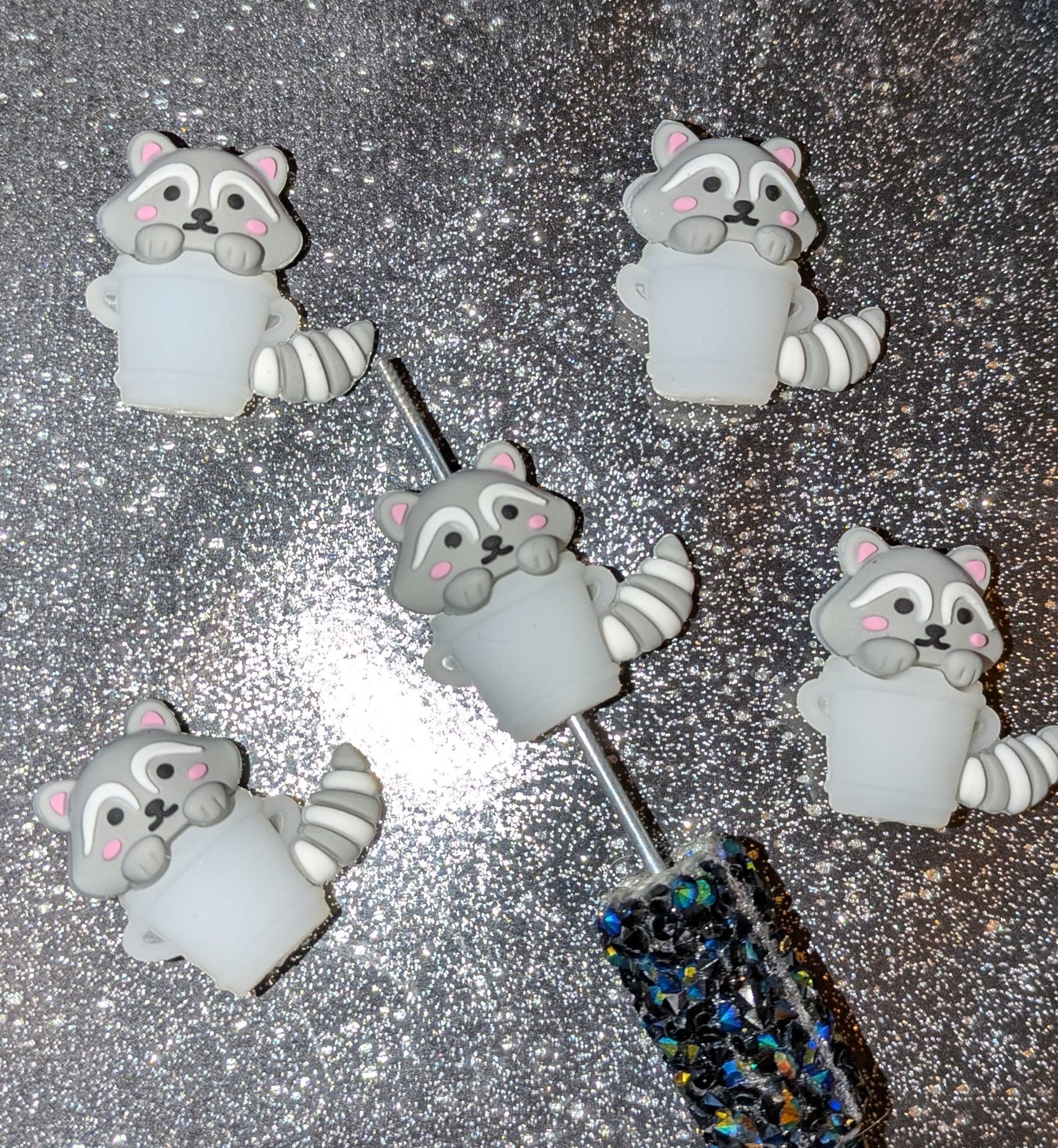 3D Focal Waschbär in Tonne