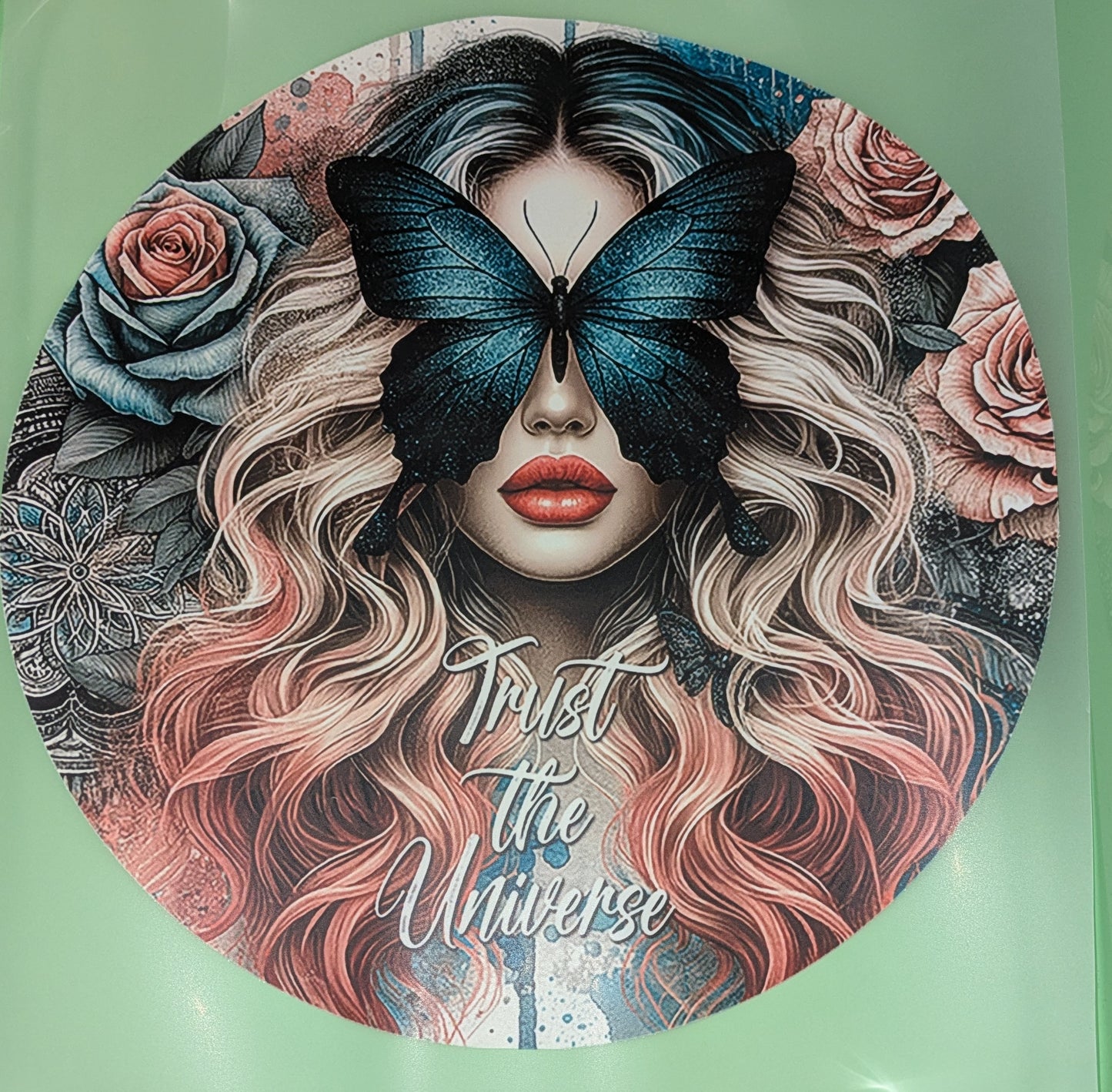 Bügelbild Gr. L Trust the Universe