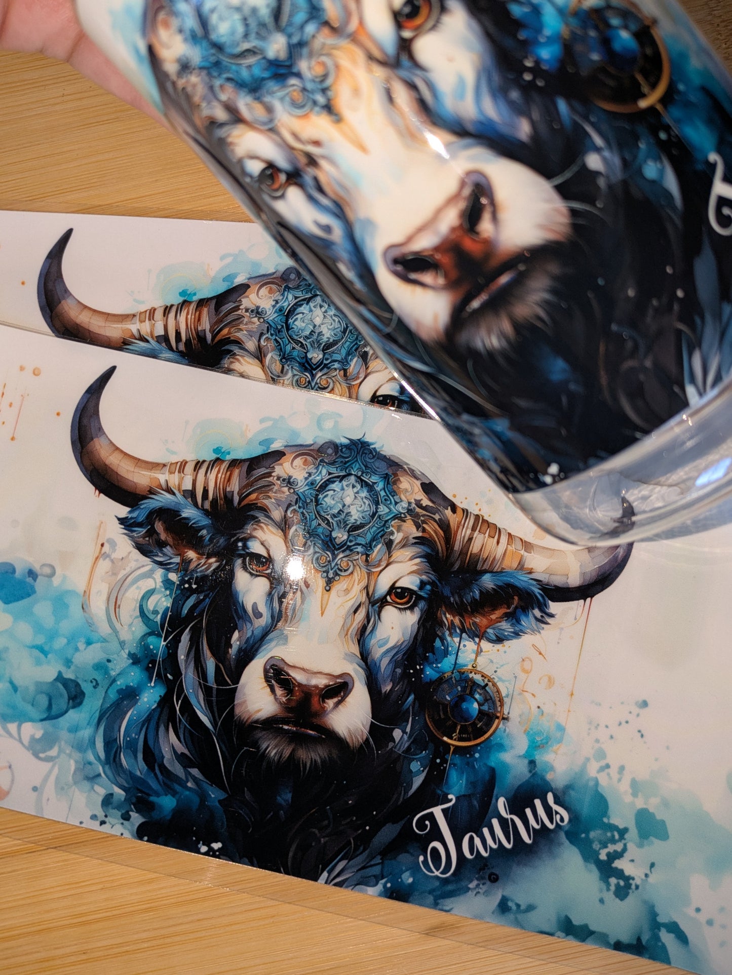 16 oz Aufkleber Sternzeichen Stier