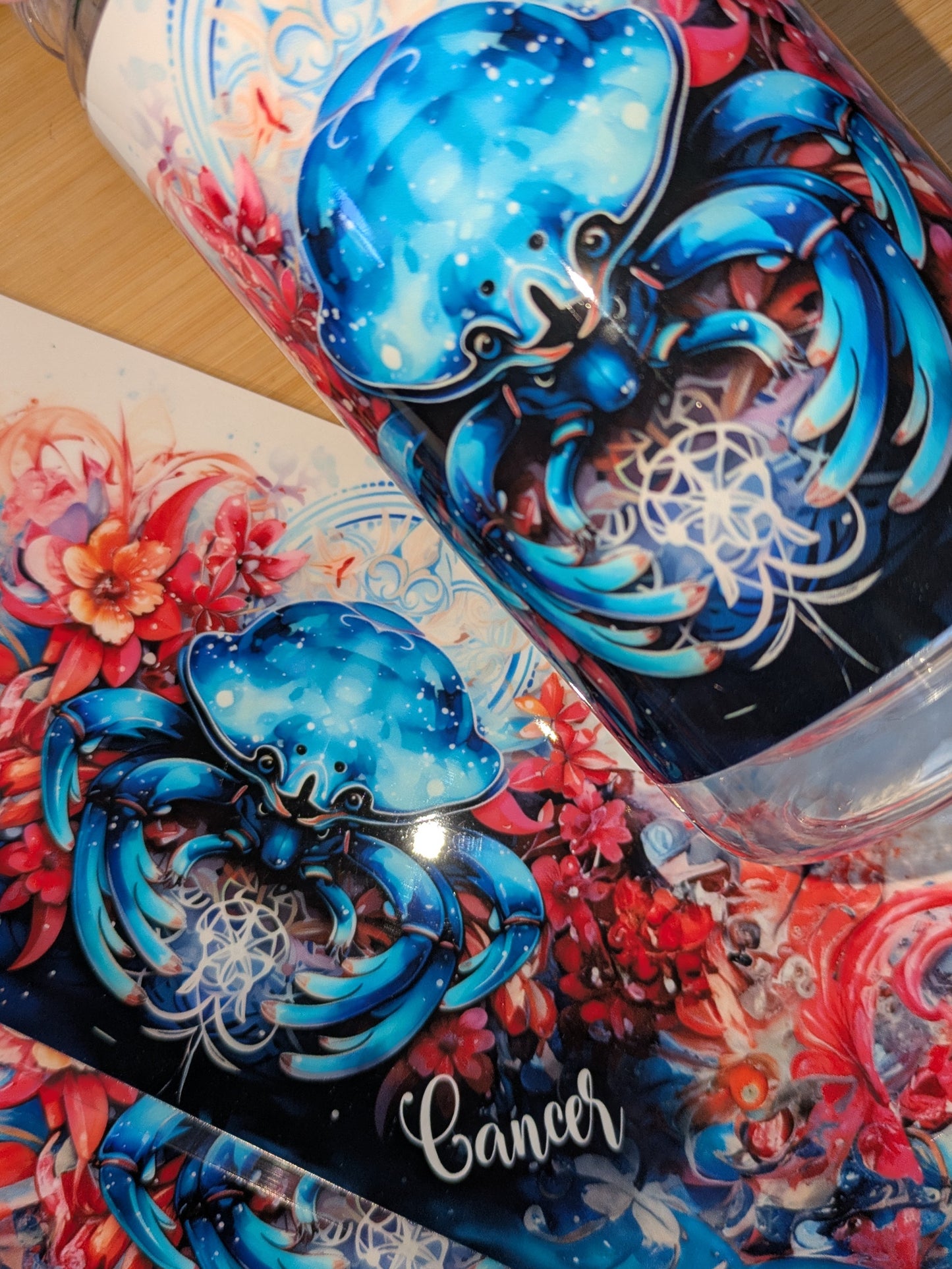 16 oz Aufkleber Sternzeichen Krebs