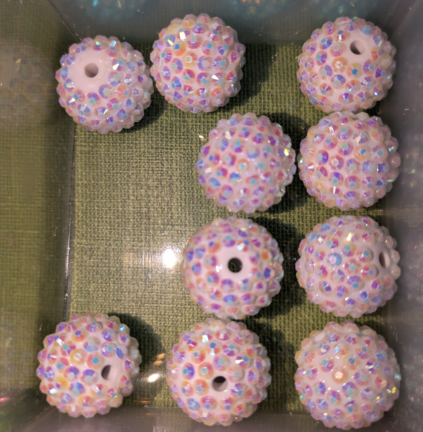 20 mm Strassperle in Rosa 16