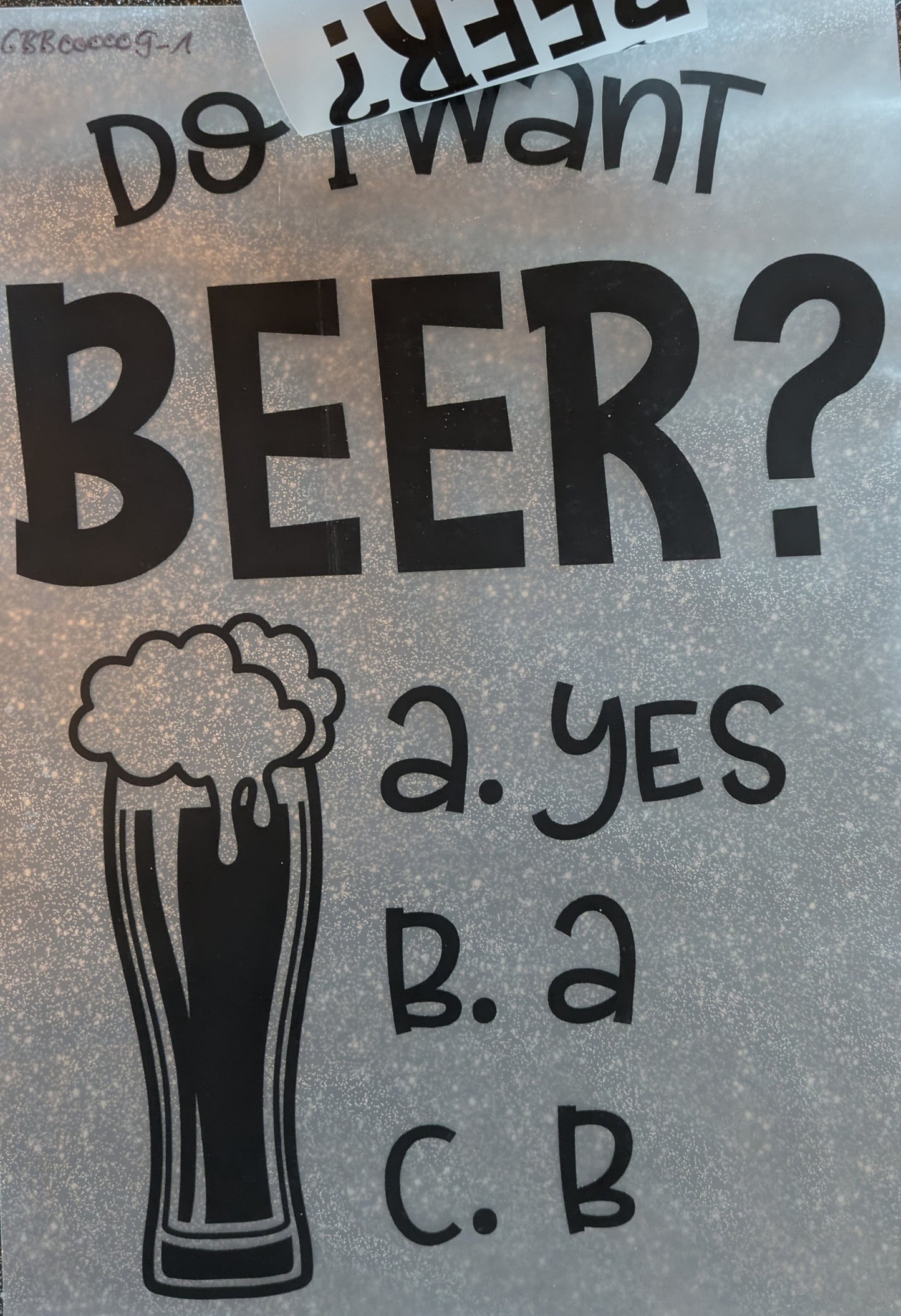 Bügelbilder Set Bier SGBB000009