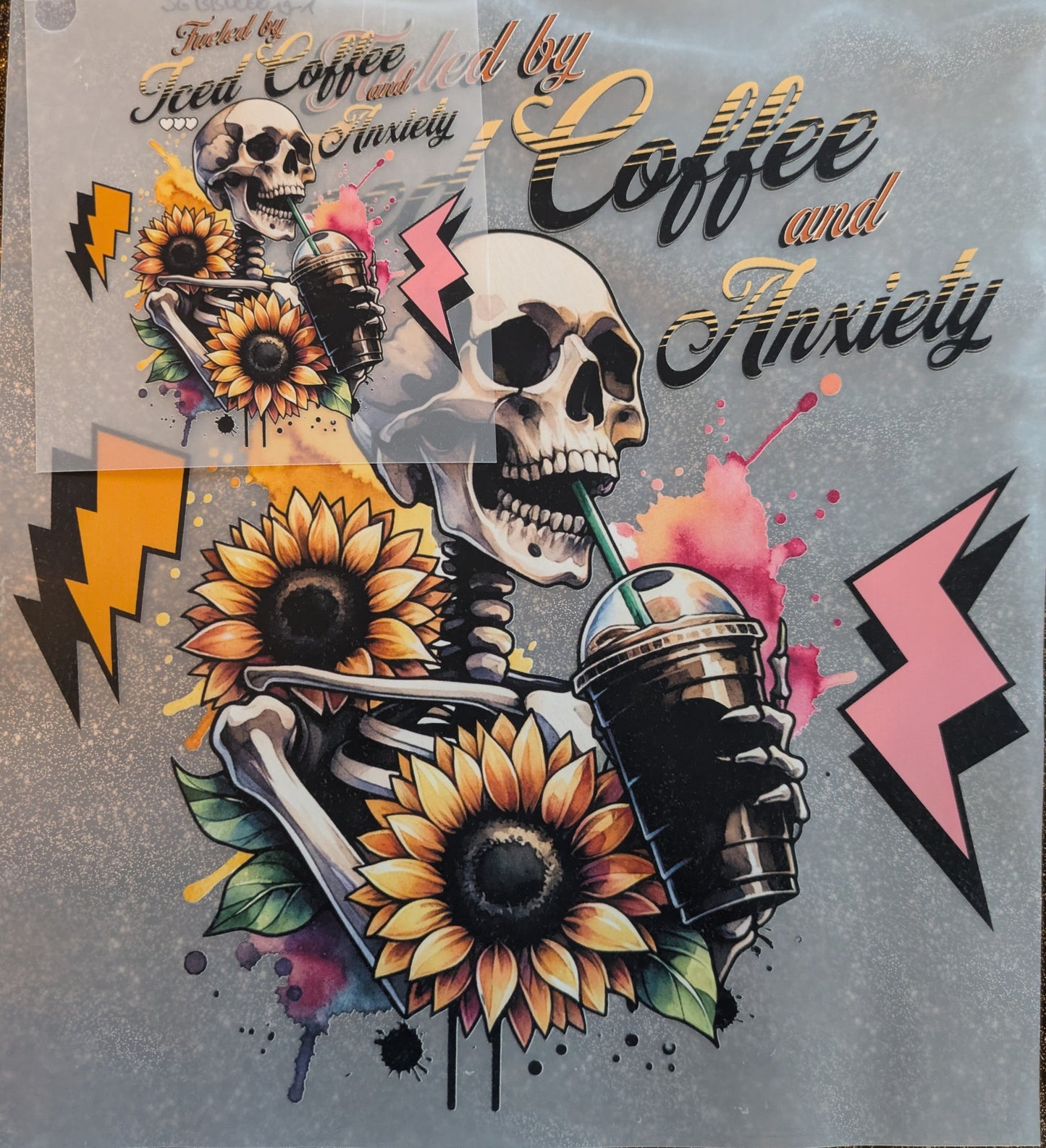 Bügelbilder Set Fueled by Coffee SGBB000019