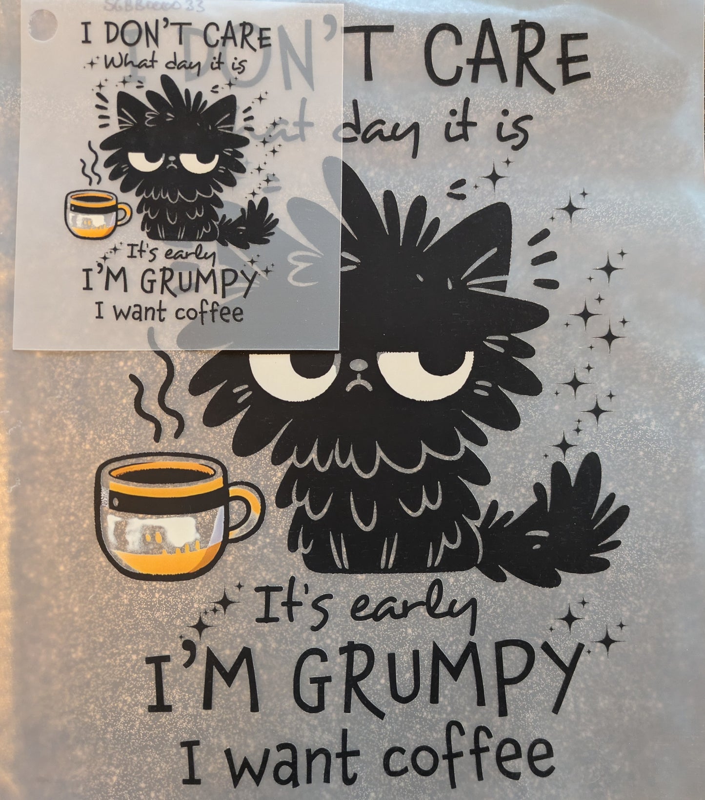 Bügelbilder Set Grumpy Katze SGBB000033