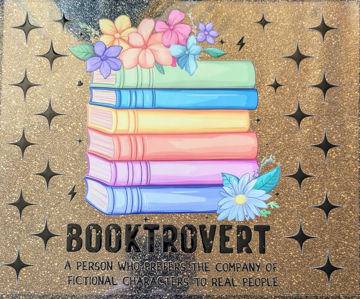 20 Oz Aufkleber BooktrovertertBuch Bücher