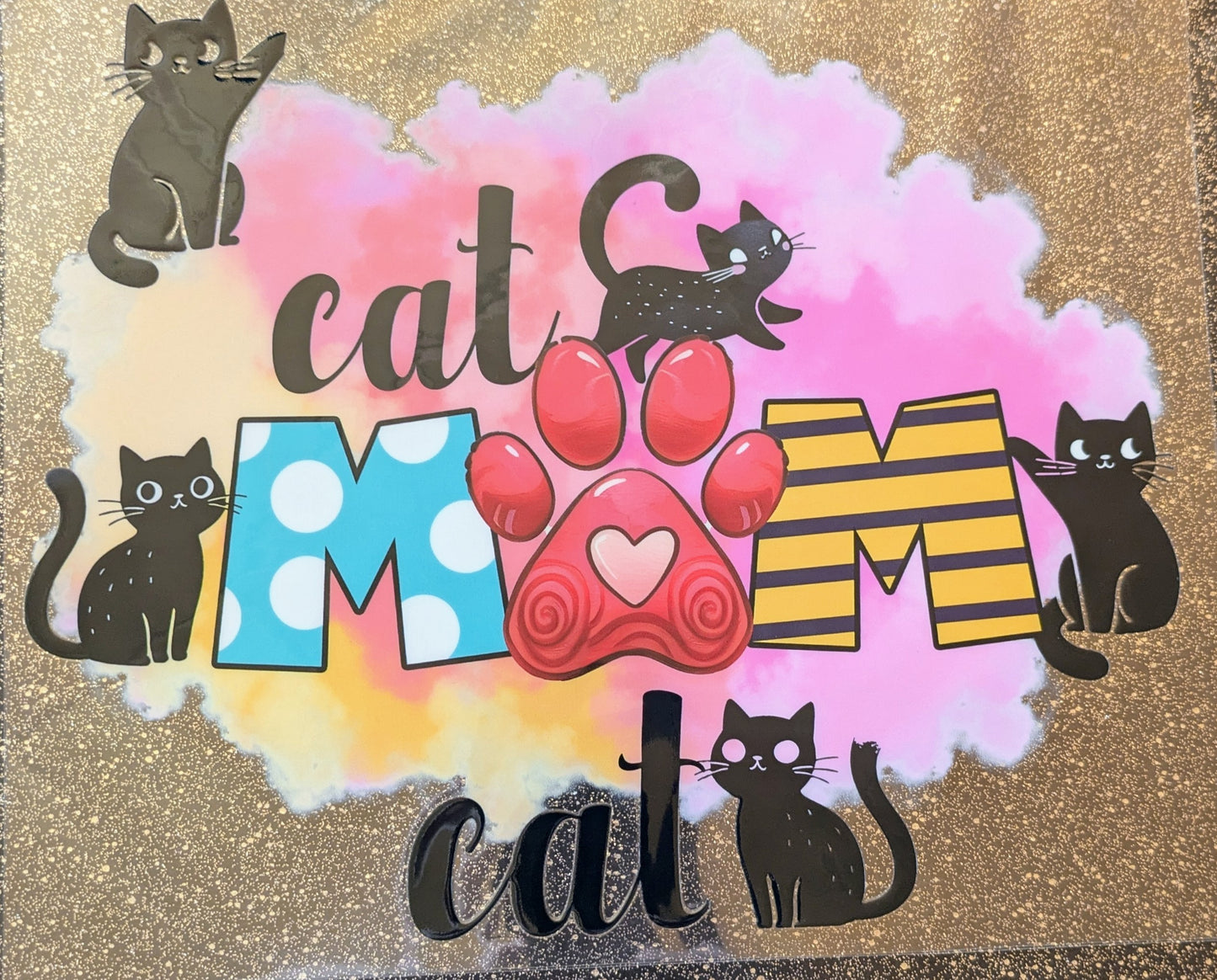 20 Oz Aufkleber Cat Mom
