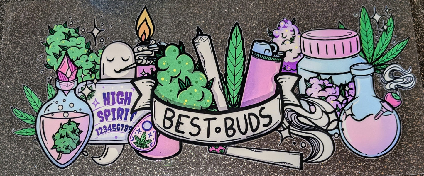 16 Oz Sticker Best Buds Hanf