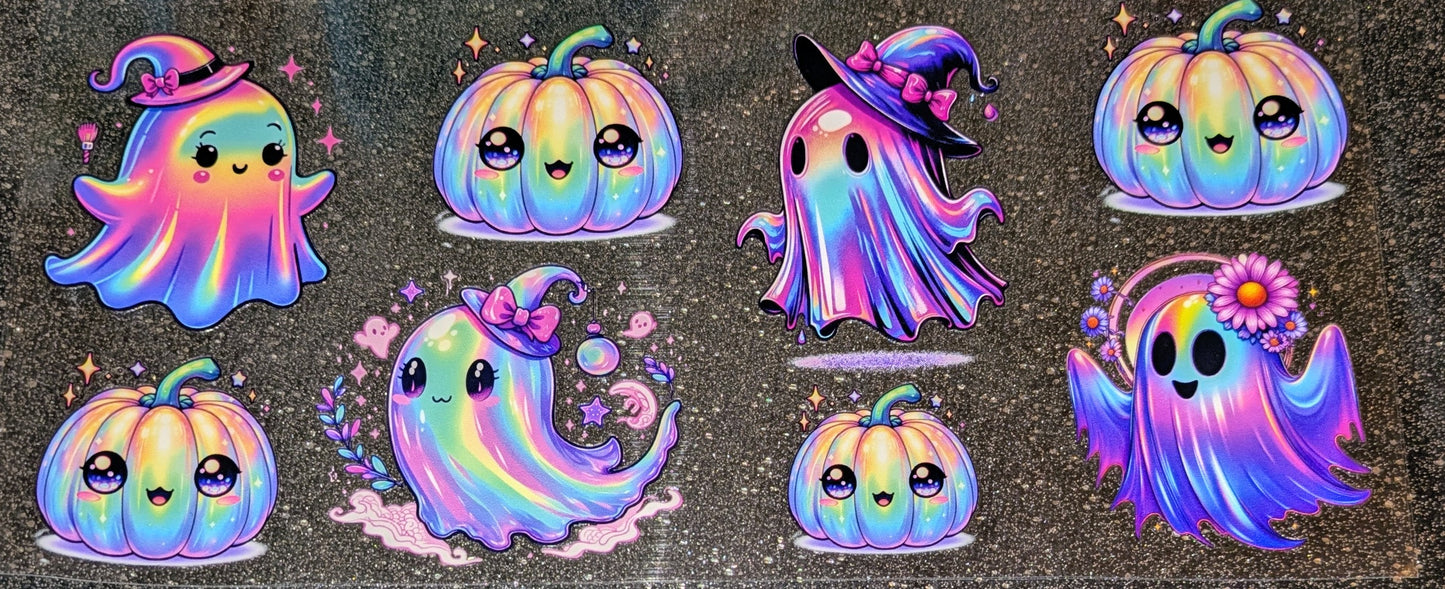 16 Oz Sticker Halloween Kürbis Geist