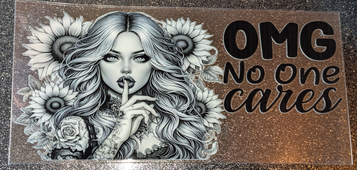 16 Oz Sticker Tatoogirl OMG