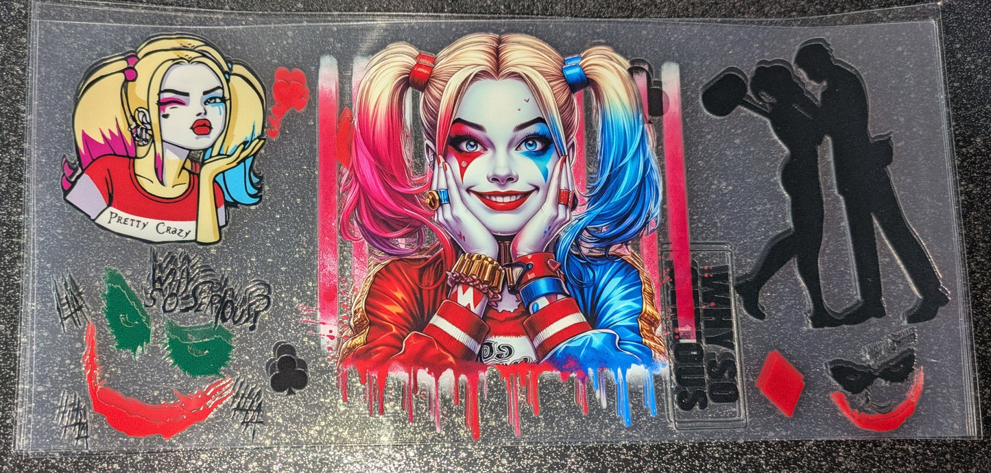 16 Oz Sticker Harley Quinn CS000111