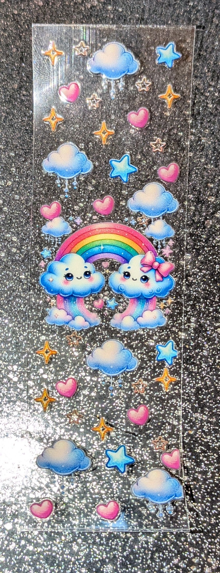 Kulisticker Sticker für Lesezeichen Regenbogen