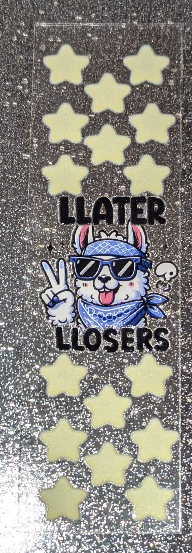 Kulisticker Sticker für Lesezeiche Later Alpaka