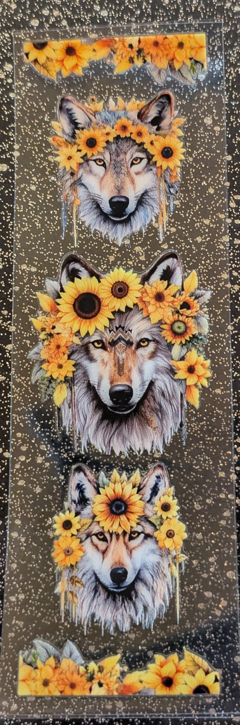 Kulisticker Sticker für Lesezeichen Wolf