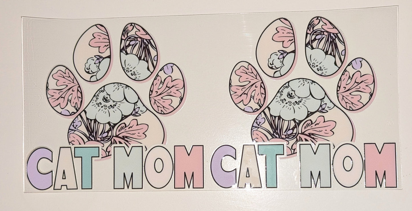16 Oz Sticker Cat Mom CS000008