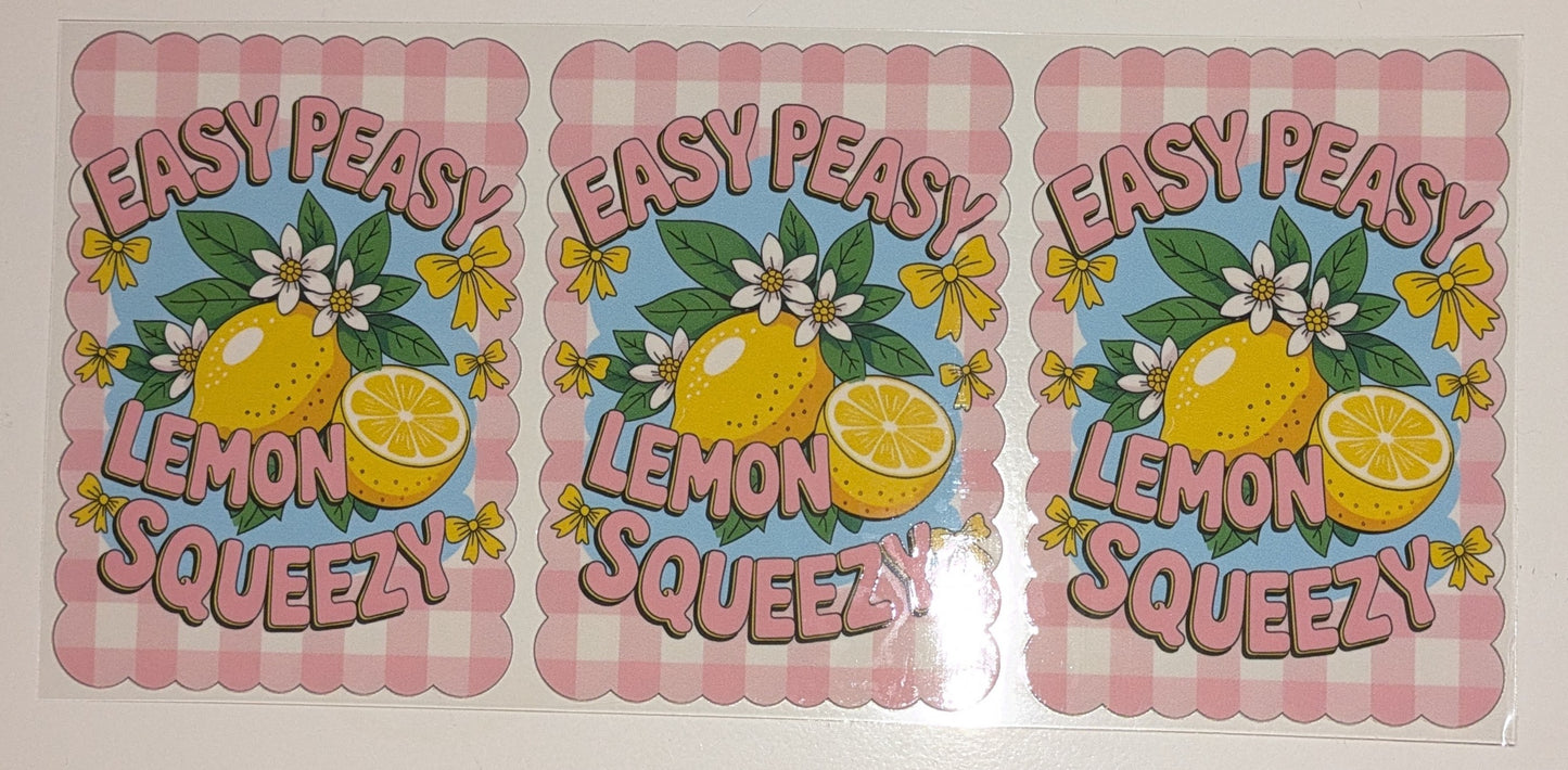 16 Oz Sticker Easy Peasy CS000018