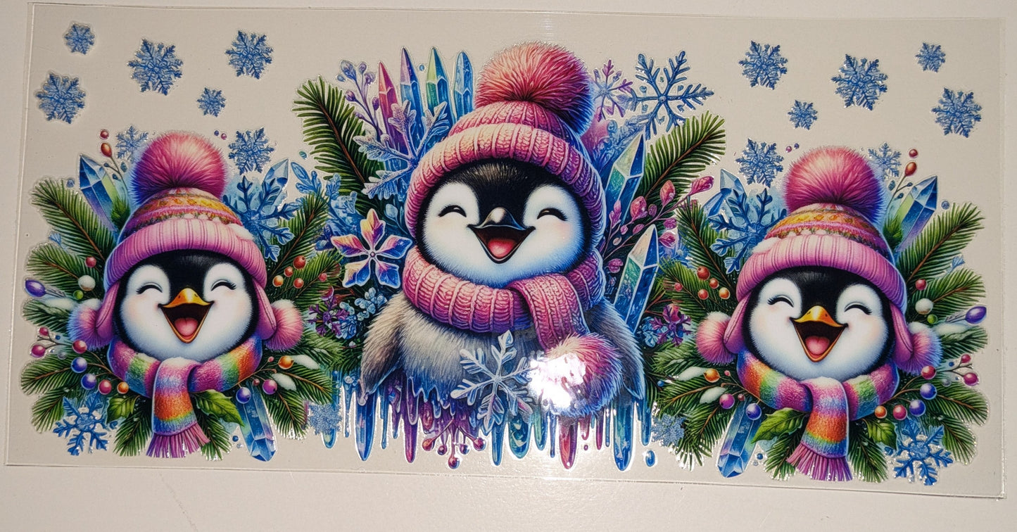 16 Oz Sticker Pinguine CS000023