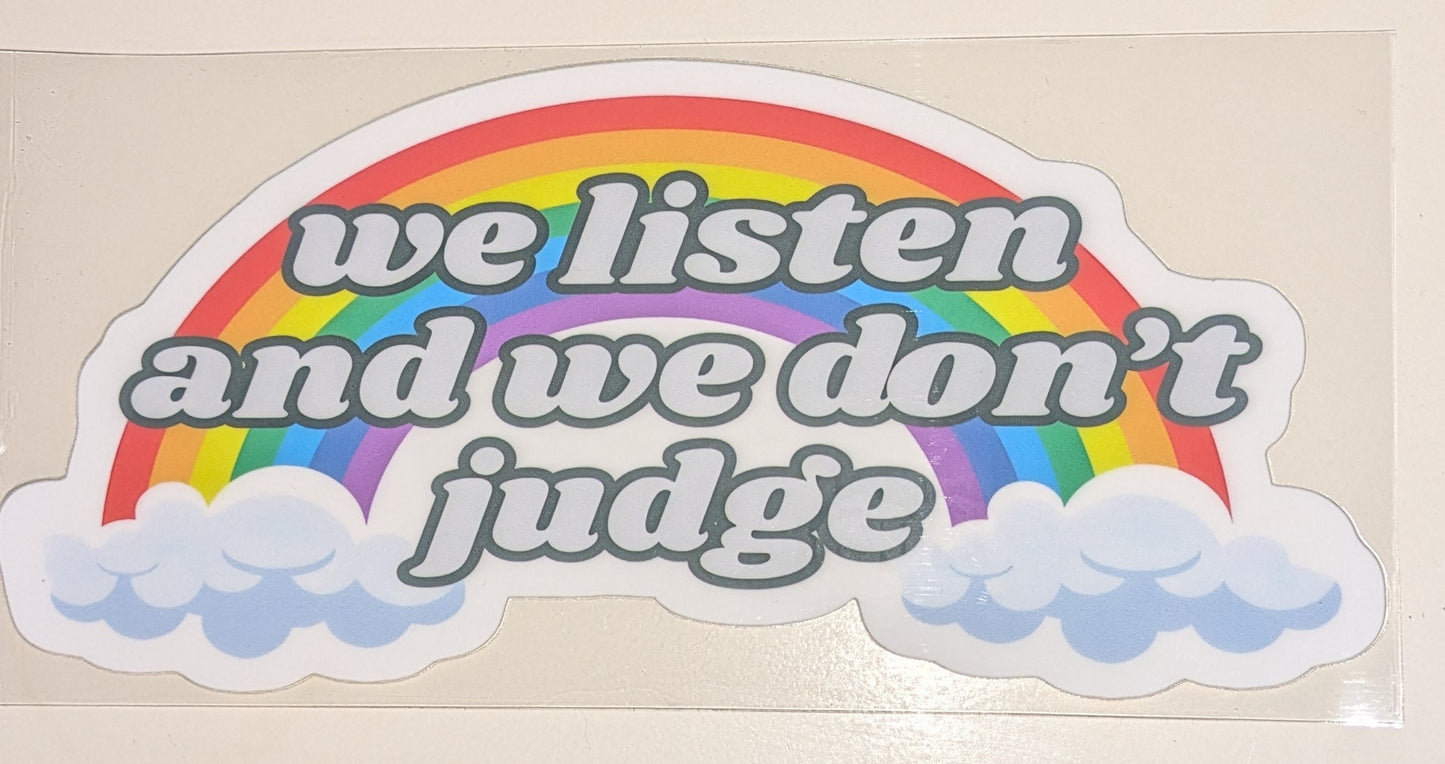 16 Oz Sticker Dont Judge CS000025