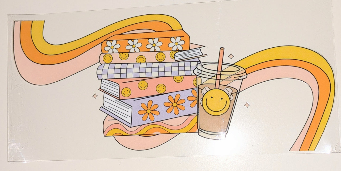 16 Oz Sticker Bücher Buch Smiley CS000064