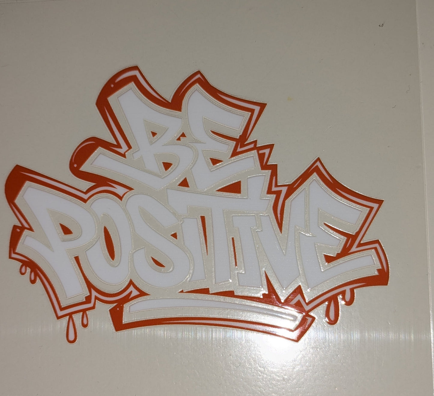 4 inch Sticker Be Positiv IS000011