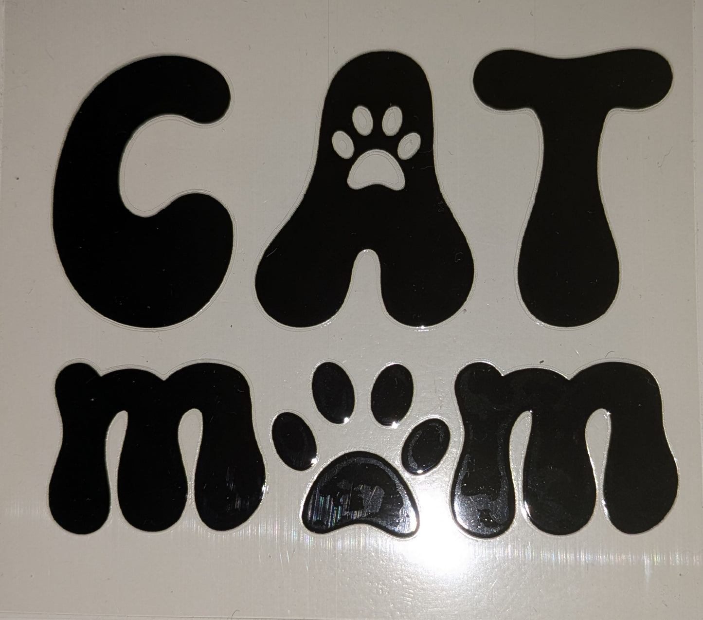 4 inch Sticker Cat Mom IS000012
