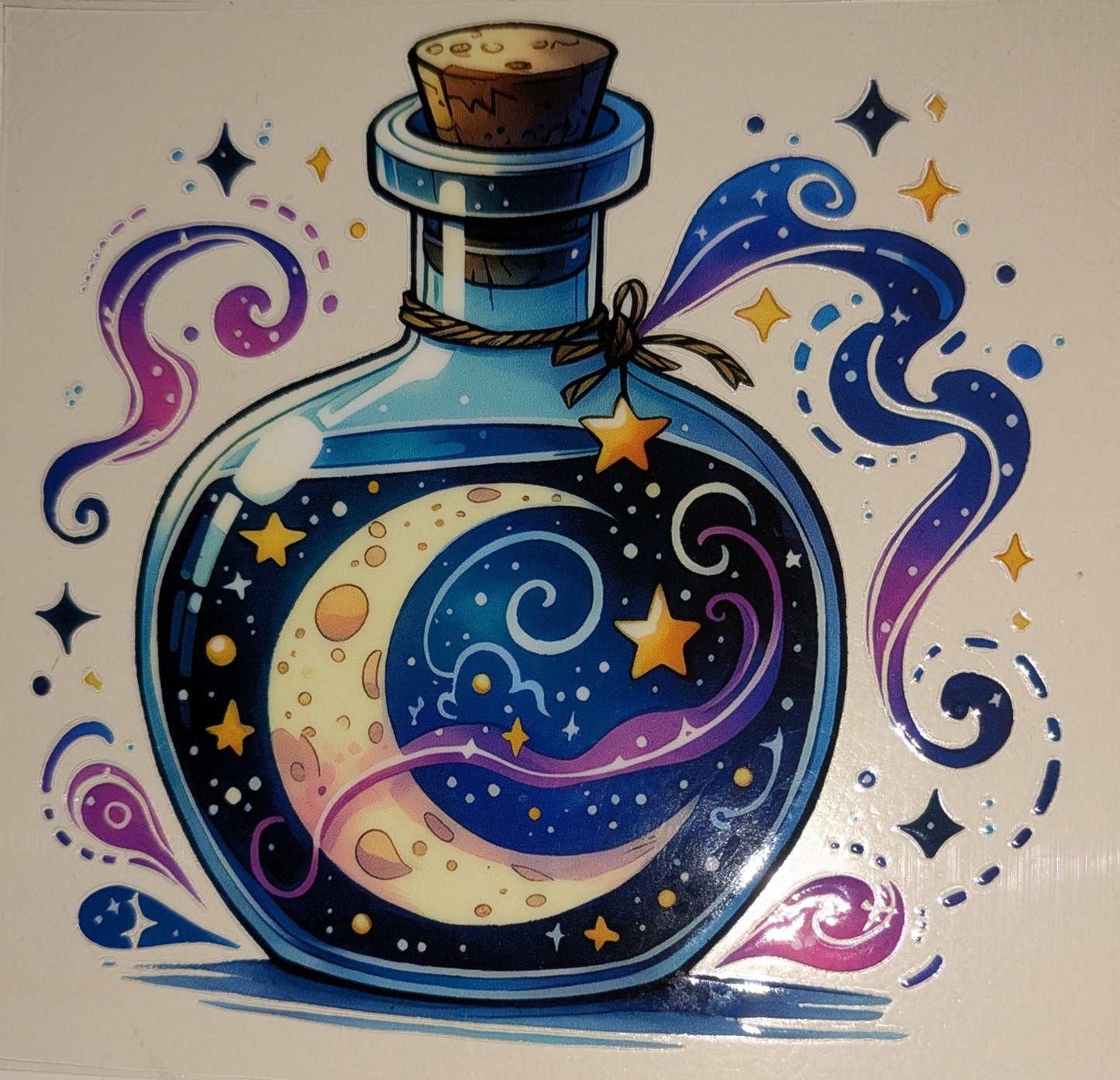 4 inch Sticker Trank Potion Elixier Mond IS000025