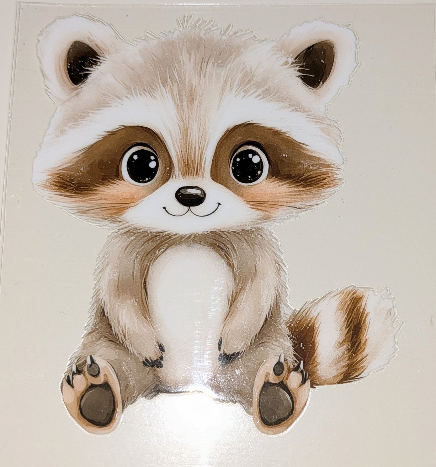 4 inch Sticker Waschbär IS000068