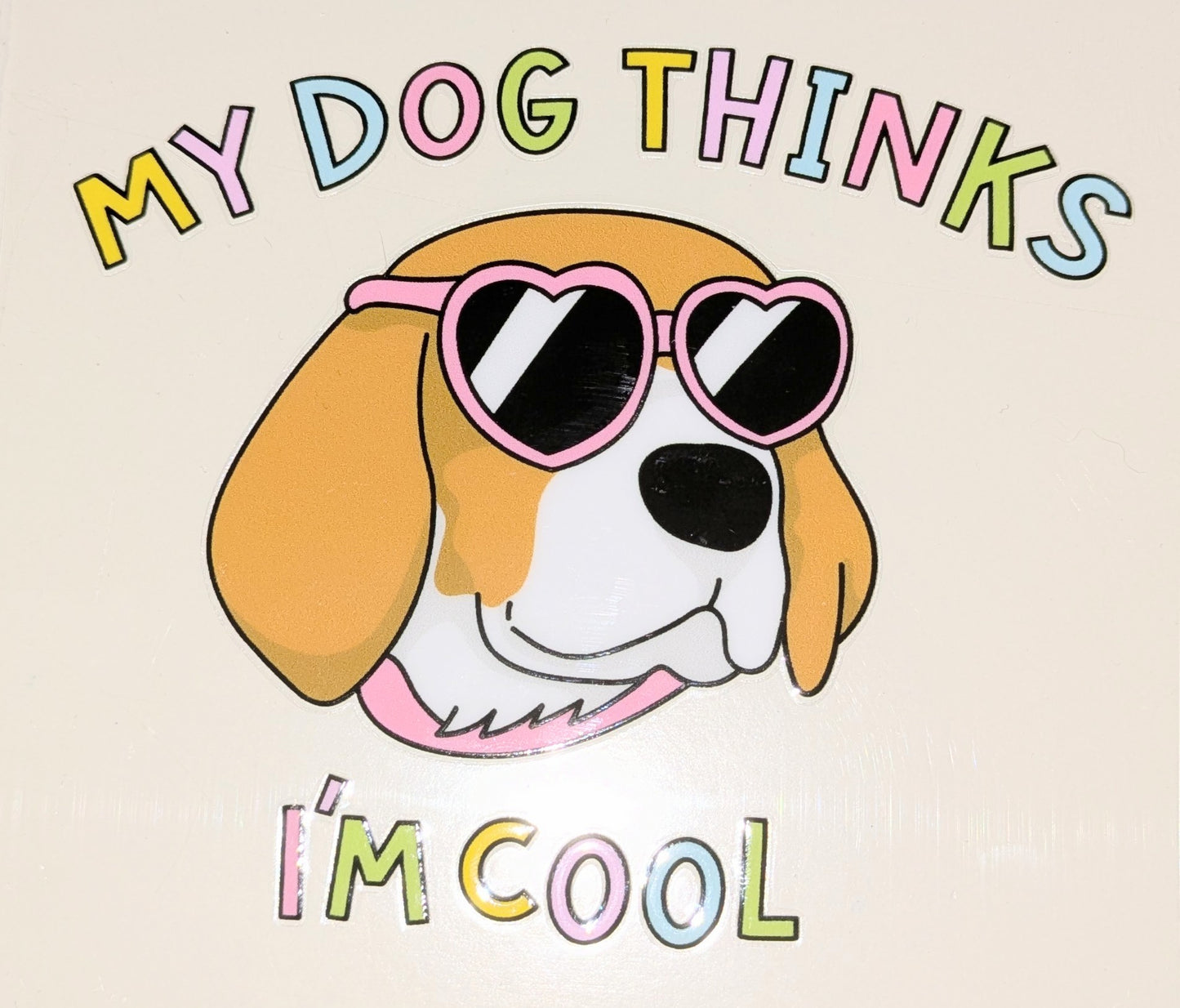 4 inch Sticker Hund IS000056