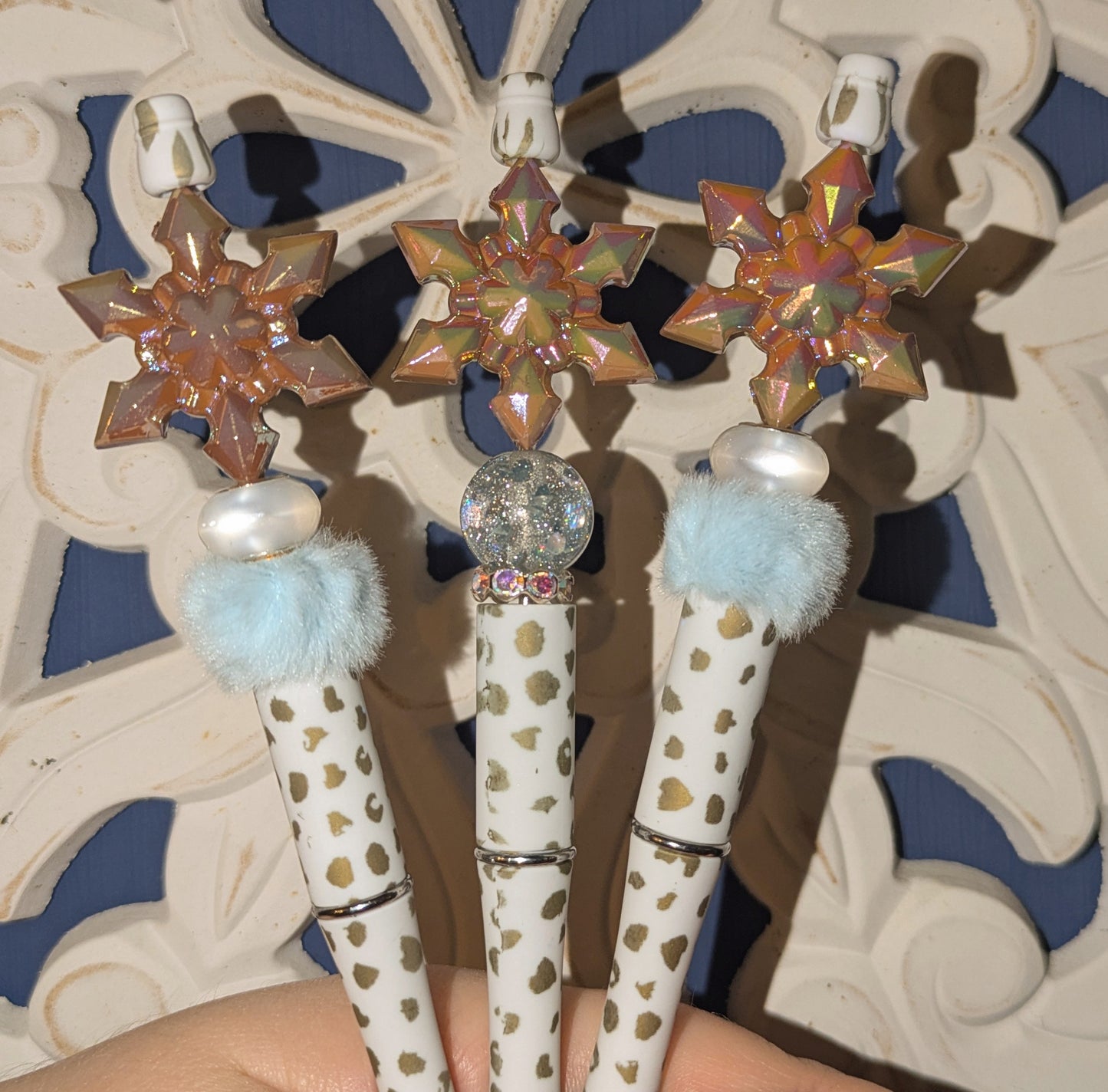 Stern Kugelschreiber braun