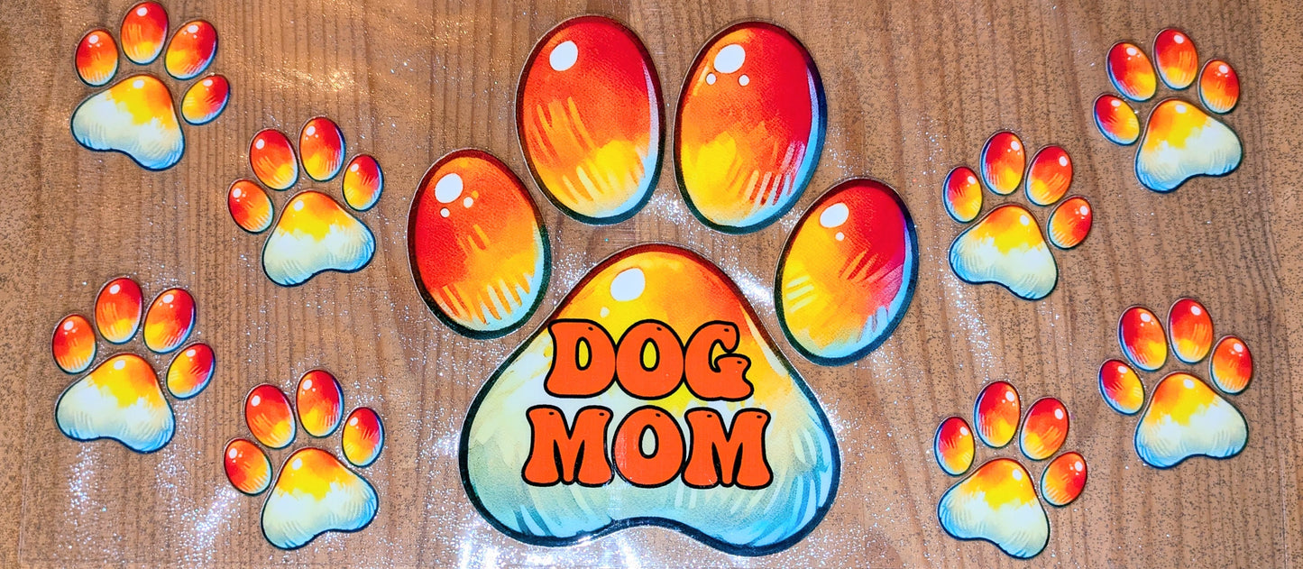 16 Oz Dog Mom Hunde Mama Pfote Pfötchen CS000110