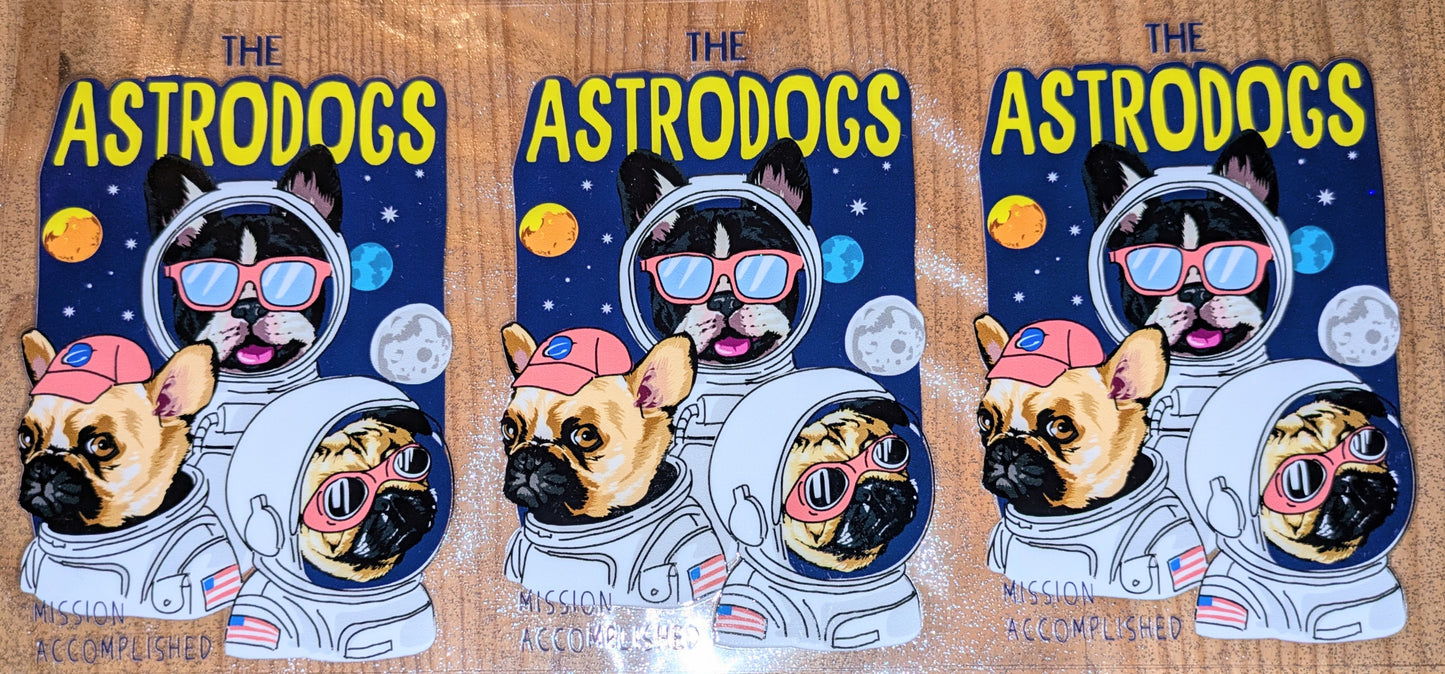 16 Oz Sticker The Astrodogs Astronaut Hund Mission CS000113