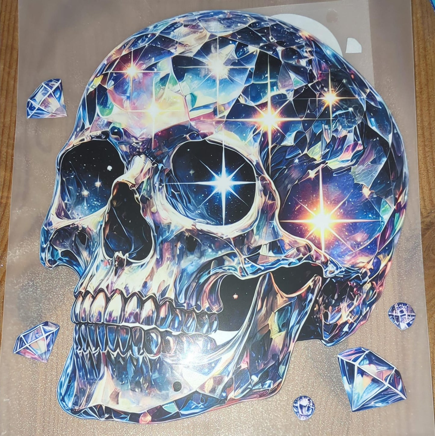 Bügelbilder Set Kristall Schädel Galaxy Diamant SGBB00063