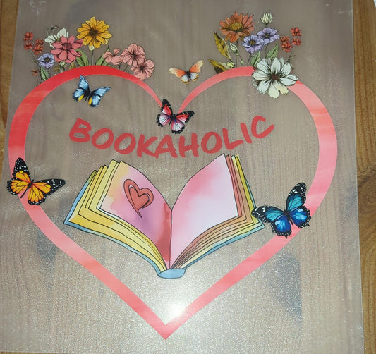 Großes Büglebild Bookaholic Buchsüchtig Süchtig Buch Bücher GBB000120