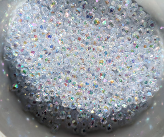 Disko Perlen AB glanz 6mm klar