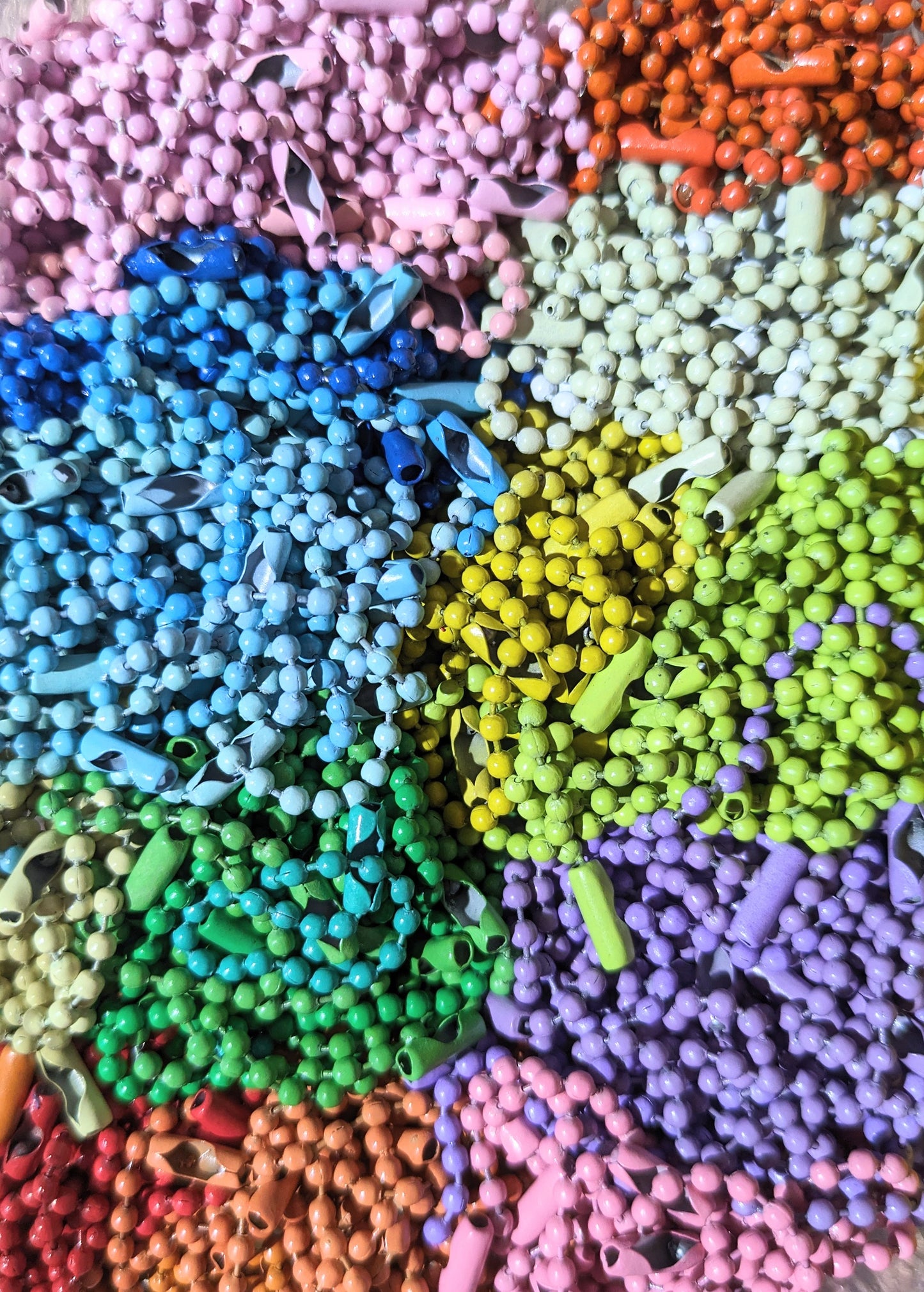 Metall Kettchen zum Herstellen von Anhängern in diversen Farben (33)