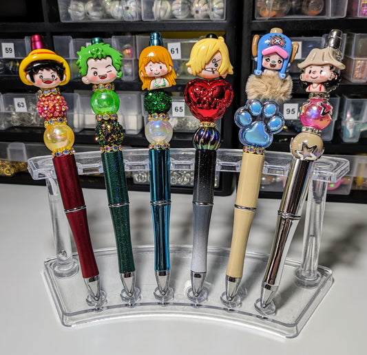 Fertig gestaltete Kugelschreiber im Piraten Comic Design