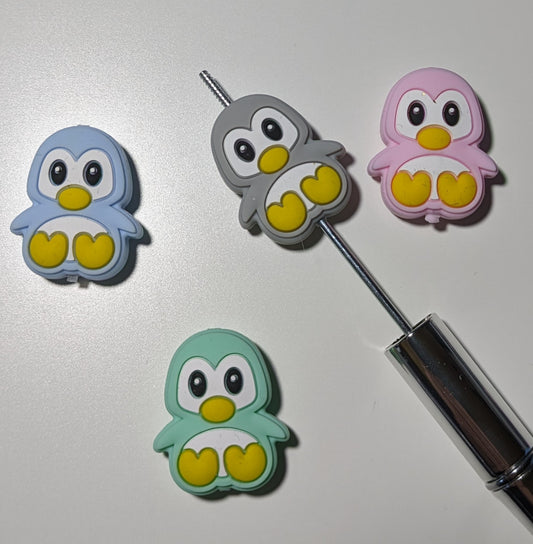 Focal Silikonperle Pinguin in verschiedenen Farben