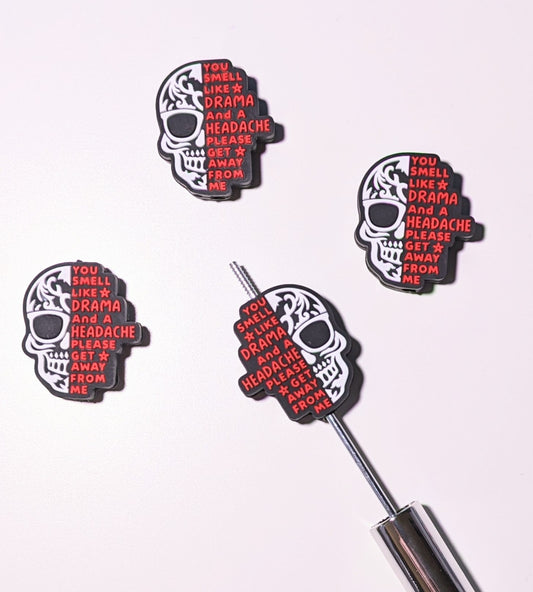 Focal Silikonperle Totenkopf "You Smell like..." (52/A)