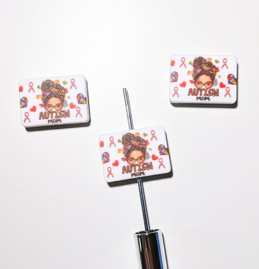 Focal Silikonperle "Autism Mom" (40)