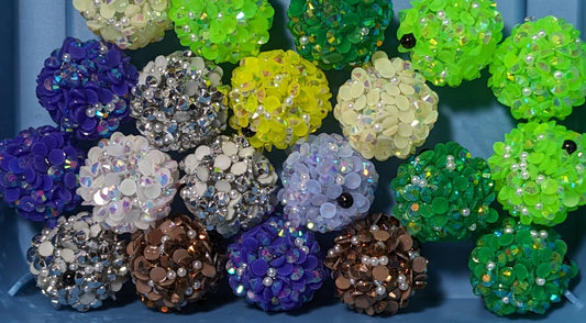 Diamant Konfetti Perlen in verschiedenen Farben 20 mm