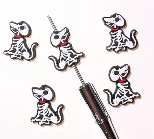 S41  Skeletthund Hund Toter Hund Focal Silikonperle